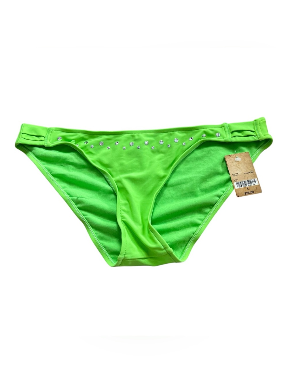 🆕Arizona Jean Company Neon Green Women's Bikini Bottoms